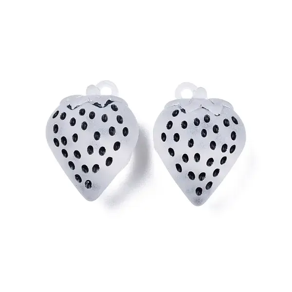 Frosted Acrylic Enamel Pendants