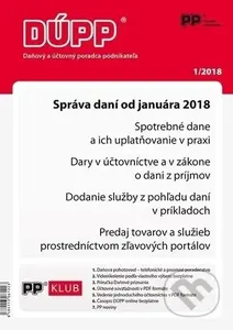 DÚPP 1/2018 (Správa daní od januára 2018)