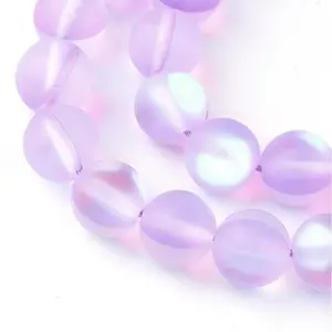 Synthetic Moonstone Beads Strands
