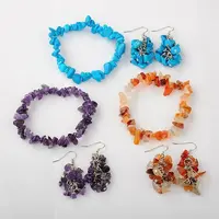 Gemstone Jewelry Sets: Earrings & Bracelets