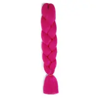 Long Single Color Jumbo Braid Hair Extensions for African Style - High Temperature Synthetic Fiber