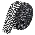 5 Yards Ethnic Style Polycotton Jacquard Rhombus Ribbon