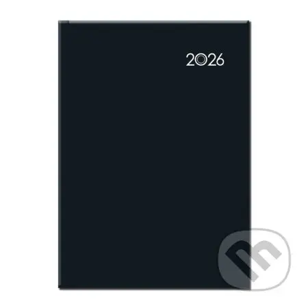 Manager diár FALCON 2026 (čierny) (12-mesačný, B5, stĺpcový)