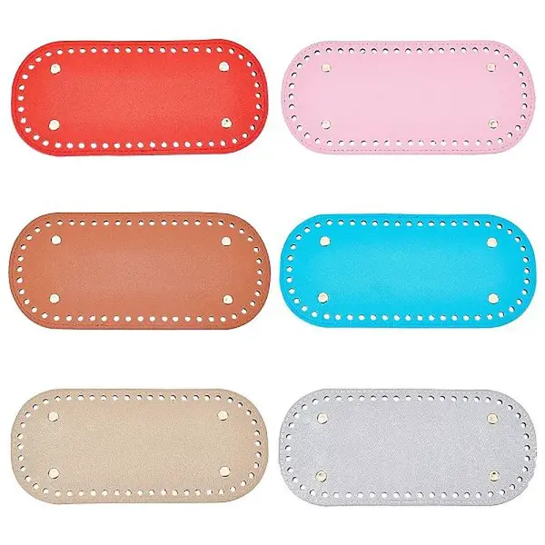 PU Leather Oval Bottom