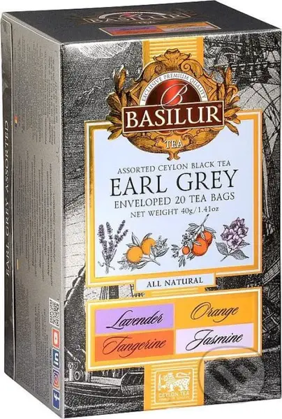 BASILUR All Natural Earl Grey Assorted