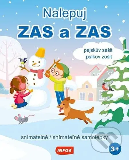 Nalepuj ZAS a ZAS - Pejskův sešit / Psíkov zošit - snímatelné / snímateľné samolepky (CZ/SK vydání) - kniha z kategorie Samolepky