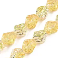 Electroplate Glass Beads Strands