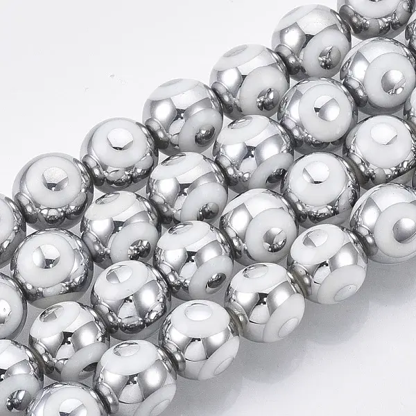 Electroplate Glass Beads Strands