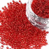 11/0 Grade A Transparent Glass Seed Beads