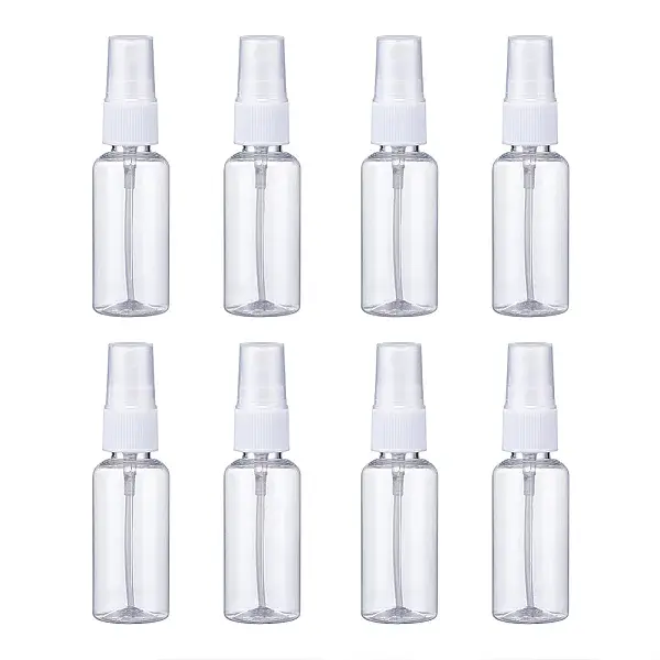 30ml Transparent PET Plastic Refillable Spray Bottle