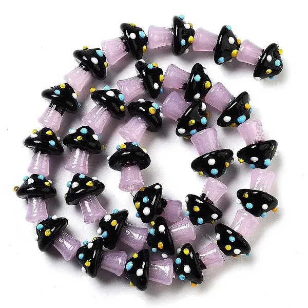 Handmade Lampwork Bumpy Beads Strands