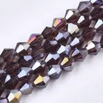 Electroplate Glass Beads Strands