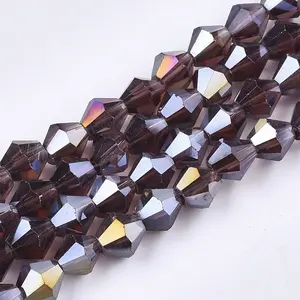 Electroplate Glass Beads Strands