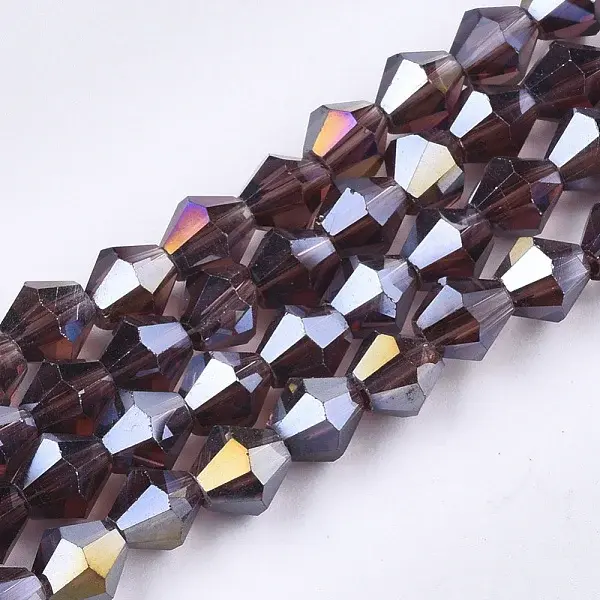 Electroplate Glass Beads Strands