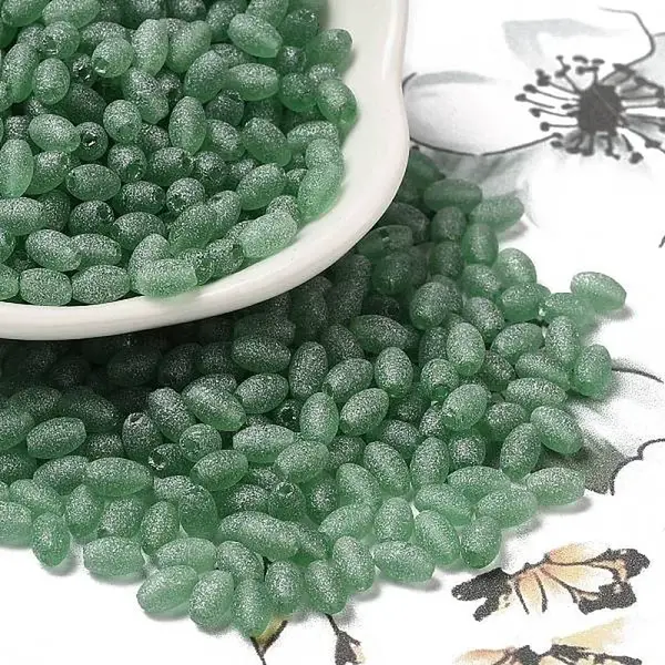 Transparent Colours Glass Round Beads