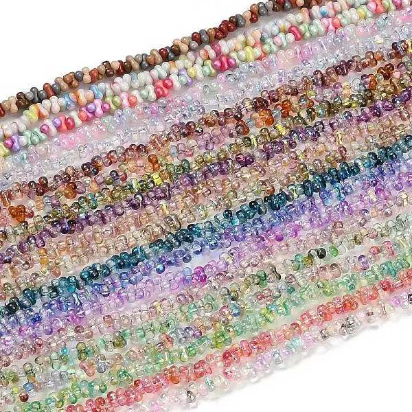 Electroplate Glass Beads Strands
