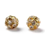Brass Rhinestone Beads