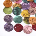 Spray Paint Natural Akoya Shell Pendants