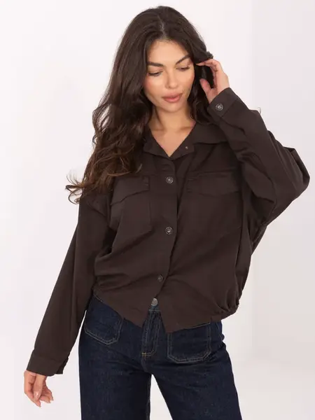 Shirt-IT-KS-FL9273.86-dark brown