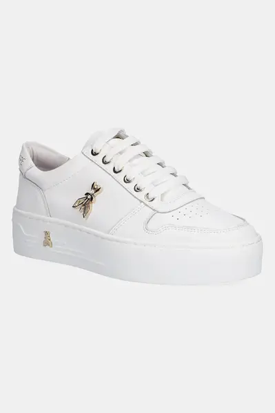 Dětské kožené tenisky Patrizia Pepe bílá barva, PPJ909