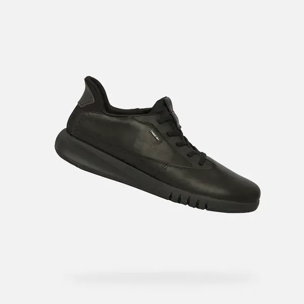 Black men's sneakers Geox Aerantis Plus Fast in - Men's