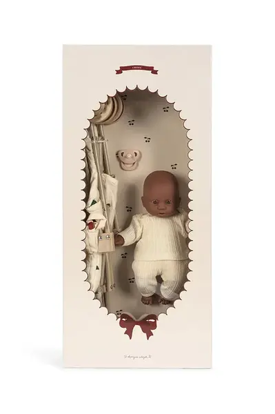 Kočík pre bábiky Konges Sløjd CHERIE DOLL STROLLER SET