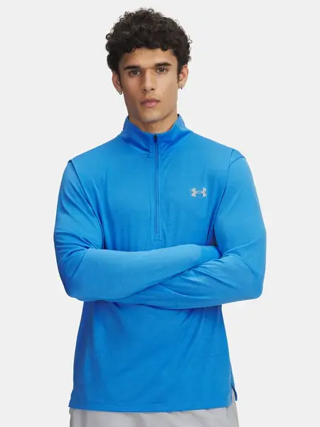 Men's Under Armour UA LAUNCH 1/4 ZIP-BLU T-Shirt - Men's
