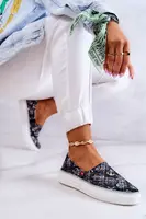 BIG STAR SHOES Dámska sklz na pamäťovú penu veľká hviezda