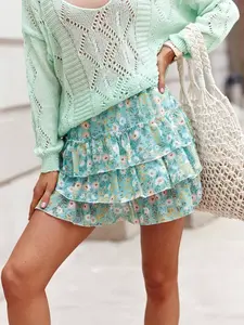 Zelená sukňa Yups cwd0458. R26