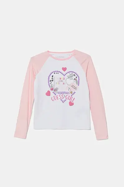 Detské tričko s dlhým rukávom Guess