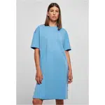 Women's dress with slit blue
