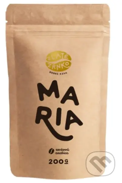 Káva Mária "Jemne ovocná" (zrnková káva, 200g)