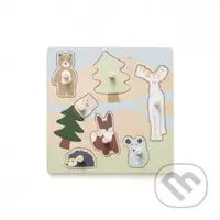 Puzzle drevené s úchytkami Edvin - hra z kategorie Vzdělávací hry
