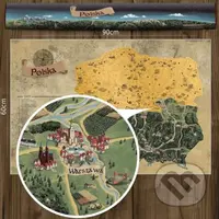 Stieracia mapa Poľska (Zlatá)