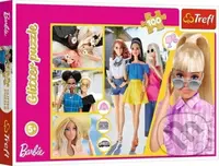 Třpytivé puzzle Barbie (100 dílků) - puzzle z kategorie 60 - 300 dílků