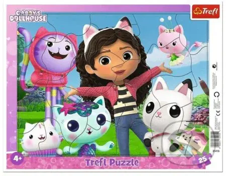 Rámikové - Zoznámte sa s Gabby / Universal Gabby´s Dollhouse - puzzle z kategorie 15 - 60 dílků
