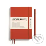 Leuchtturm1917 Zápisník Fox Red Paperback B6+ linkovaný