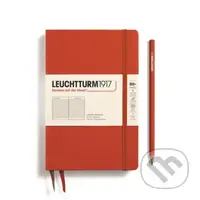 Leuchtturm1917 Zápisník Fox Red Paperback B6+ linkovaný