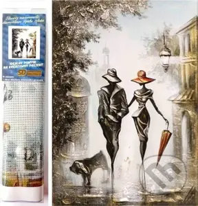 Diamantové malování - Romantická procházka (30x40cm)