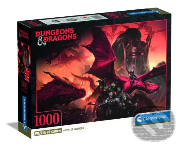 Puzzle Compact 1000 Dungeons & Dragons - puzzle z kategorie Ostatné