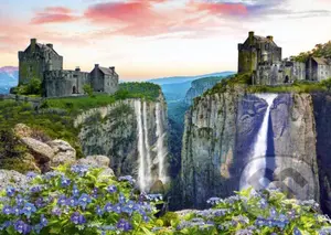 Hrady na útese - puzzle z kategorie Přírodní scenérie