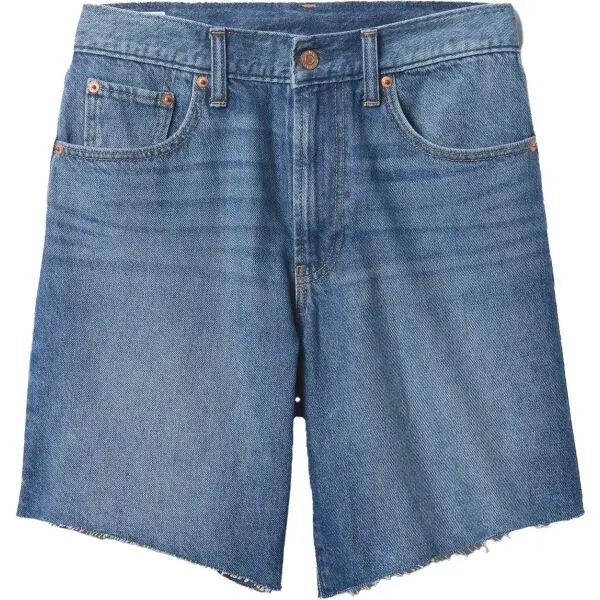 GAP LOOSE BERMUDA Dámské šortky, modrá, velikost