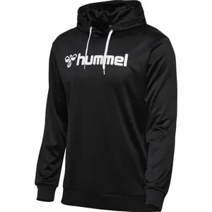 Hummel LOGO HOODIE Pánská mikina, černá, velikost XXL