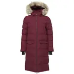 Lotto MIMMO Dlouhý dámský prošívaný kabát, červená, velikost