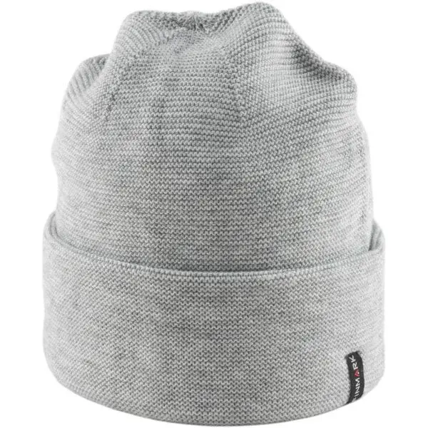 Finmark WINTER HAT Zimní pletená čepice, šedá, velikost UNI