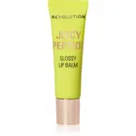 Revolution Juicy Peptide Lip Balm balzam na pery s peptidmi odtieň Mint Mojito Green 8 ml