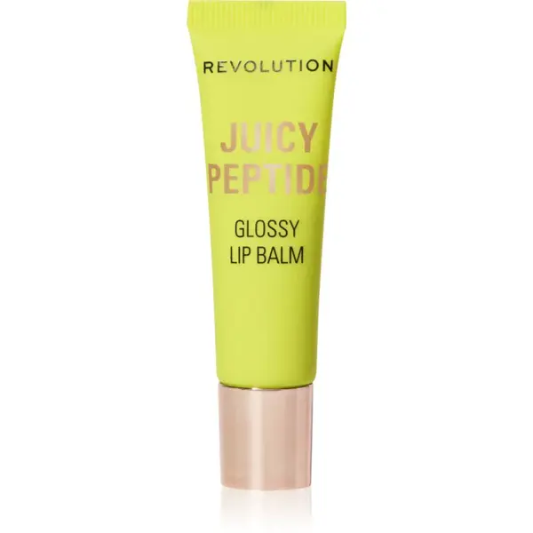 Revolution Juicy Peptide Lip Balm balzam na pery s peptidmi odtieň Mint Mojito Green 8 ml