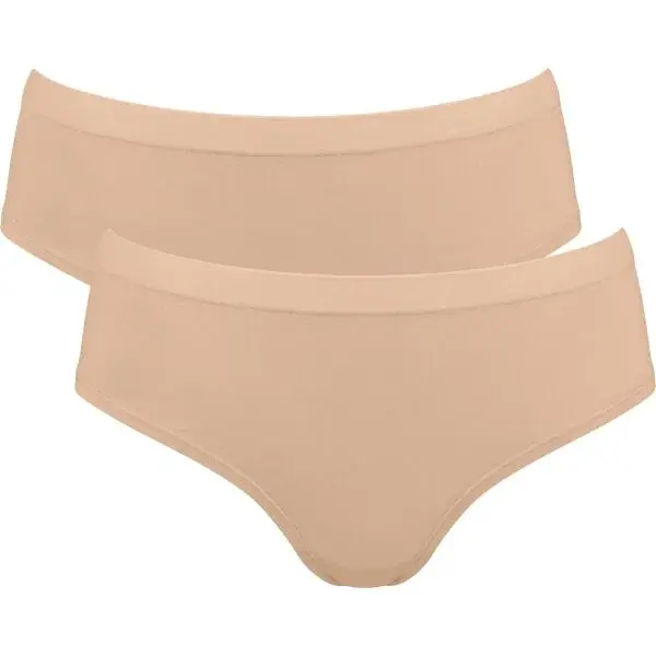 SLOGGI GO SENSE HIPSTER 2P Hipster kalhotky, béžová, velikost