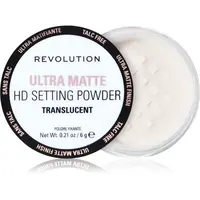 Revolution Ultra Velvet Loose Setting Powder matující transparentní pudr 6 g