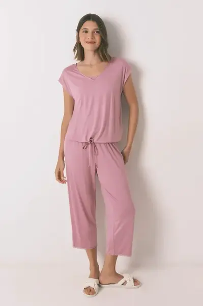 Pyžamo women'secret dámské, růžová barva, 3592425